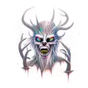 wendigo tattoo design idea