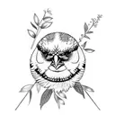 American Goldfinch tattoo design idea