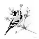 goldfinch tattoo design idea