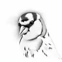 goldfinch tattoo design idea