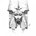 The Pharaoh Key tattoo design idea