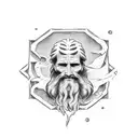 Joshua 1:9 Bible verse  tattoo design idea