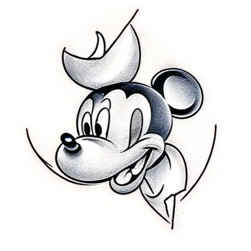 Mickey Mouse tattoo design idea