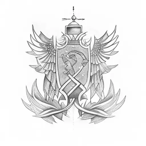 greek flag  tattoo design idea