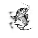 Fishing fore arm tattoo tattoo design idea