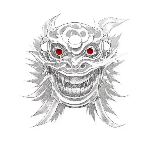 tokyo ghoul anime tattoo design idea