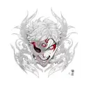 tokyo ghoul anime tattoo design idea