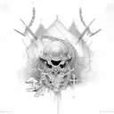 religious peice tattoo design idea