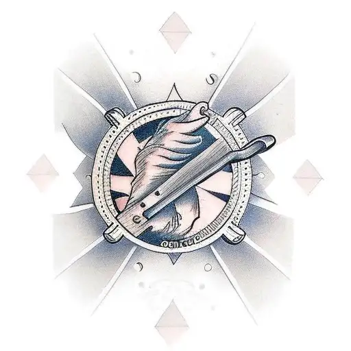 woodworking hand plane tattoo design idea