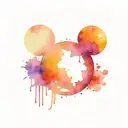 Mickey Mouse ears, crossroads, educator and autism tattoo design idea