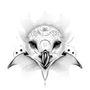 Gull tattoo design idea