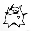 gengar tattoo design idea