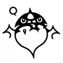 gengar tattoo design idea