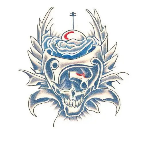 A-blood type tattoo design idea