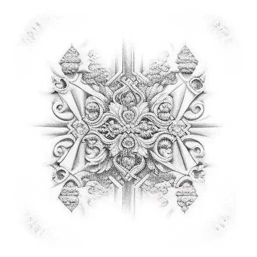 stairs to heaven gates  tattoo design idea