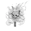 quit smoking weed tattoo design idea