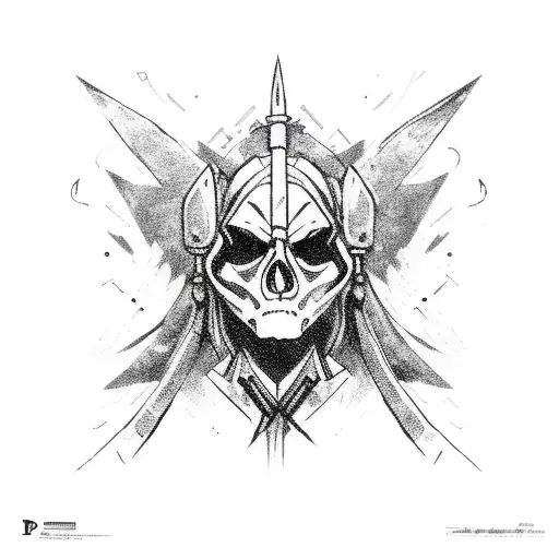 witch doctor dota 2 tattoo design idea