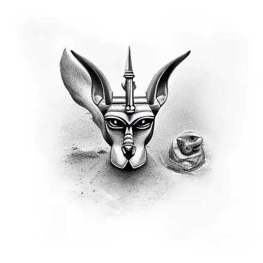 Anubis tattoo design idea