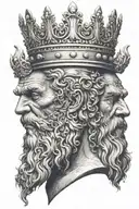 heavy is the head that wears the crown tattoo design idea