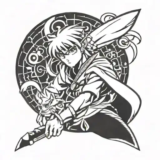 inuyasha tattoo design idea