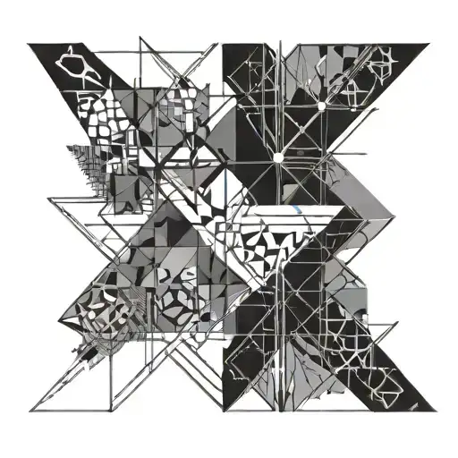 x and y axis symbolizing tattoo design idea