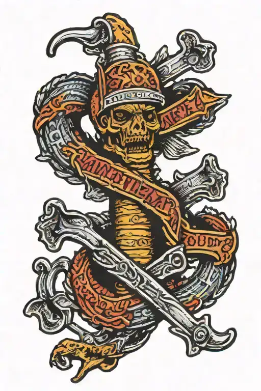 minutemen dont tread on me tattoo design idea