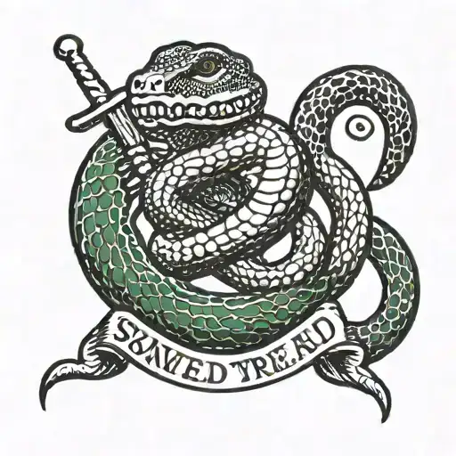 minutemen snake dont tread on me boston tattoo design idea