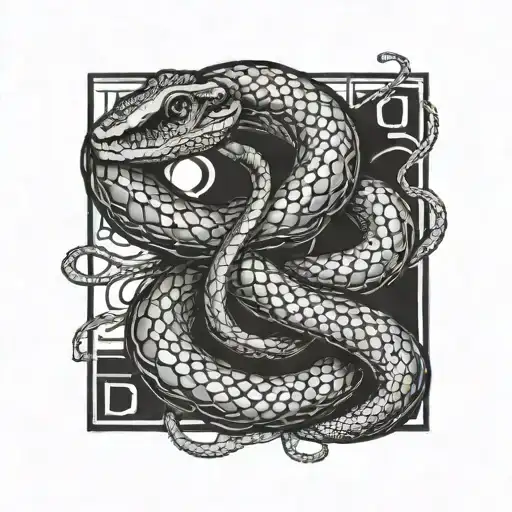 join or die snake tattoo design idea