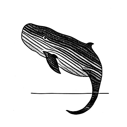 whale and elephant tattoo design idea
