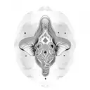 whale and elephant tattoo design idea