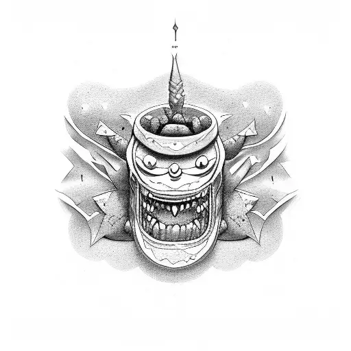 todas as evoluções do gengar tattoo design idea
