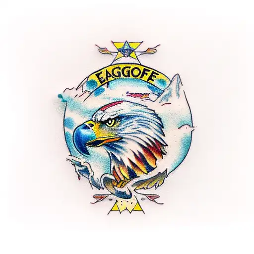 Eagle Wolf and Bear tattoo design idea