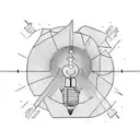 Edison light bulb tattoo design idea