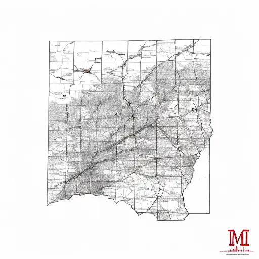 map of missouri, oklahoma and illinois tattoo design idea