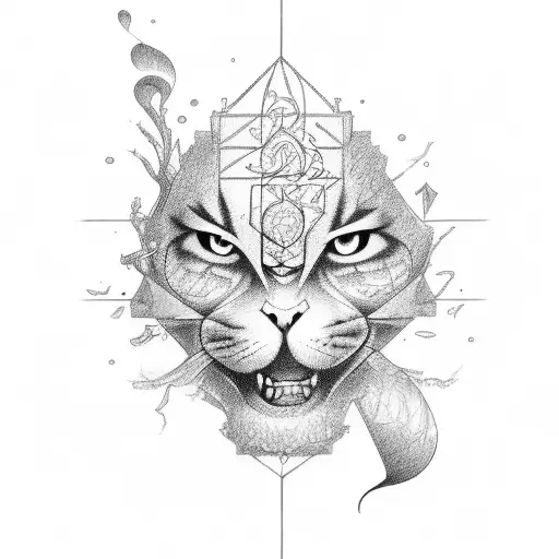 trapped emotions tattoo design idea