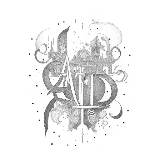 Lettering "After all this time? Always" tattoo design idea