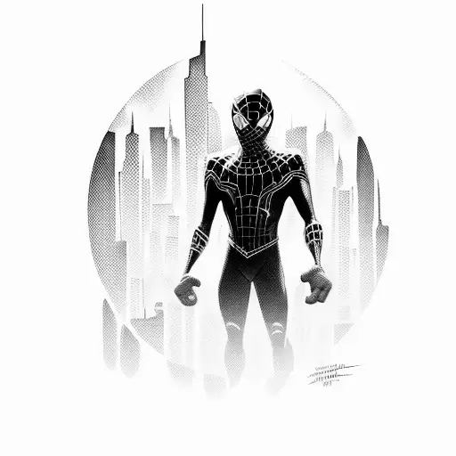 miles morales leap of faith spiderverse tattoo design idea