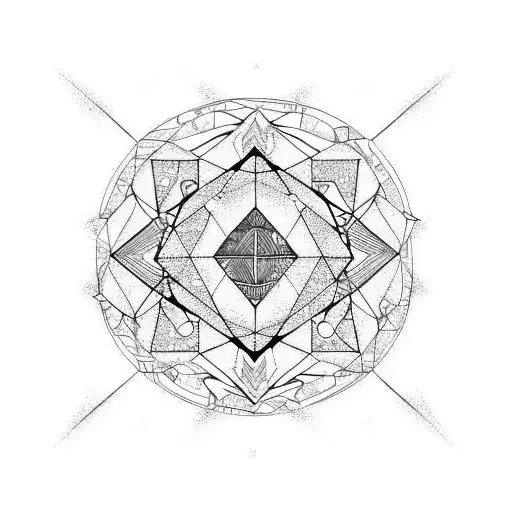 chain breaking up in a virgo constellation pattern tattoo design idea