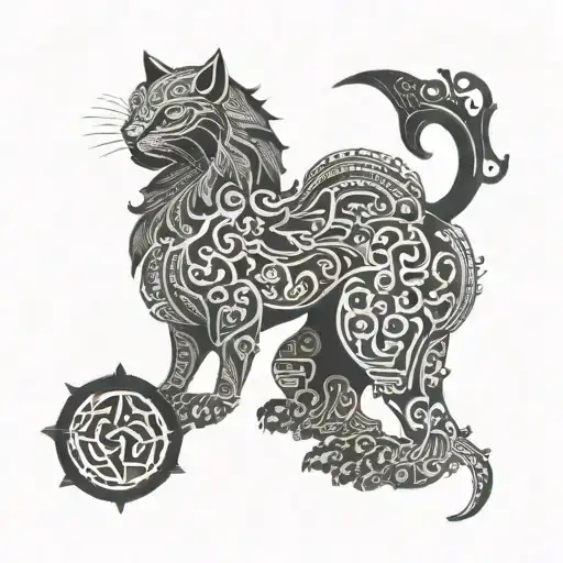 Combine Persian ancient history with Dota 2 elements tattoo design idea