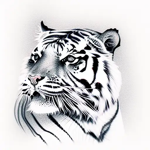 tiger tattoo design idea