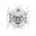 american football tattoo design idea