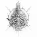 freehand tattoo design idea