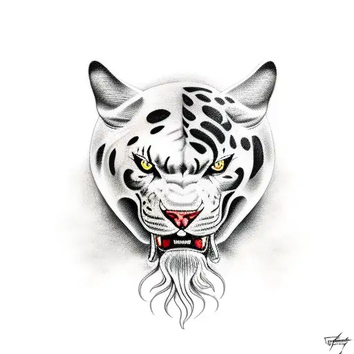 pantera  tattoo design idea