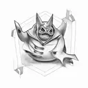 gengar tattoo design idea