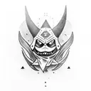 gengar tattoo design idea