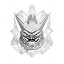 gengar tattoo design idea