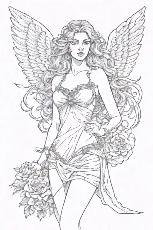 full body Aphrodite realistic sexy girl shoulder tattoo tattoo design idea