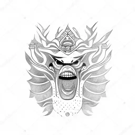 siren tattoo design idea