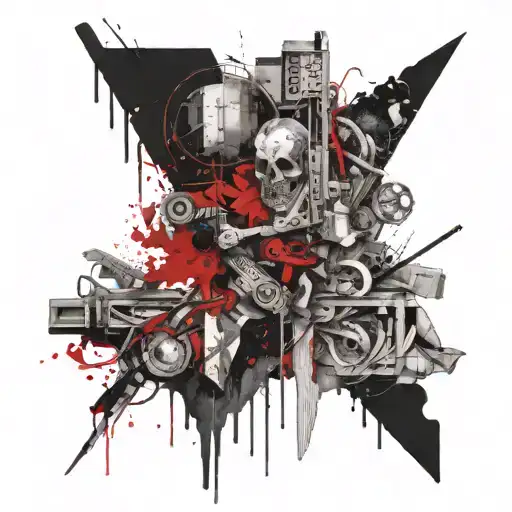 What am I doing here? Bro, I want to die Half of this is no joke I don't care about the past My present is the living tattoo design idea