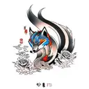 firefox tattoo design idea